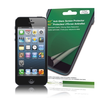 美國Green Onions Apple IPHONE 5/5S/SE 防眩光保護貼(兩入裝)