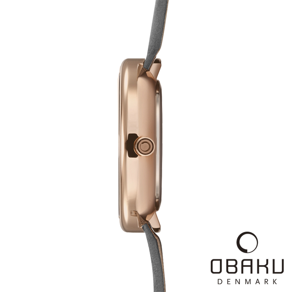 OBAKU 永晝劃夜光驅動能皮帶女錶(V206LRVJRJ)-32mm