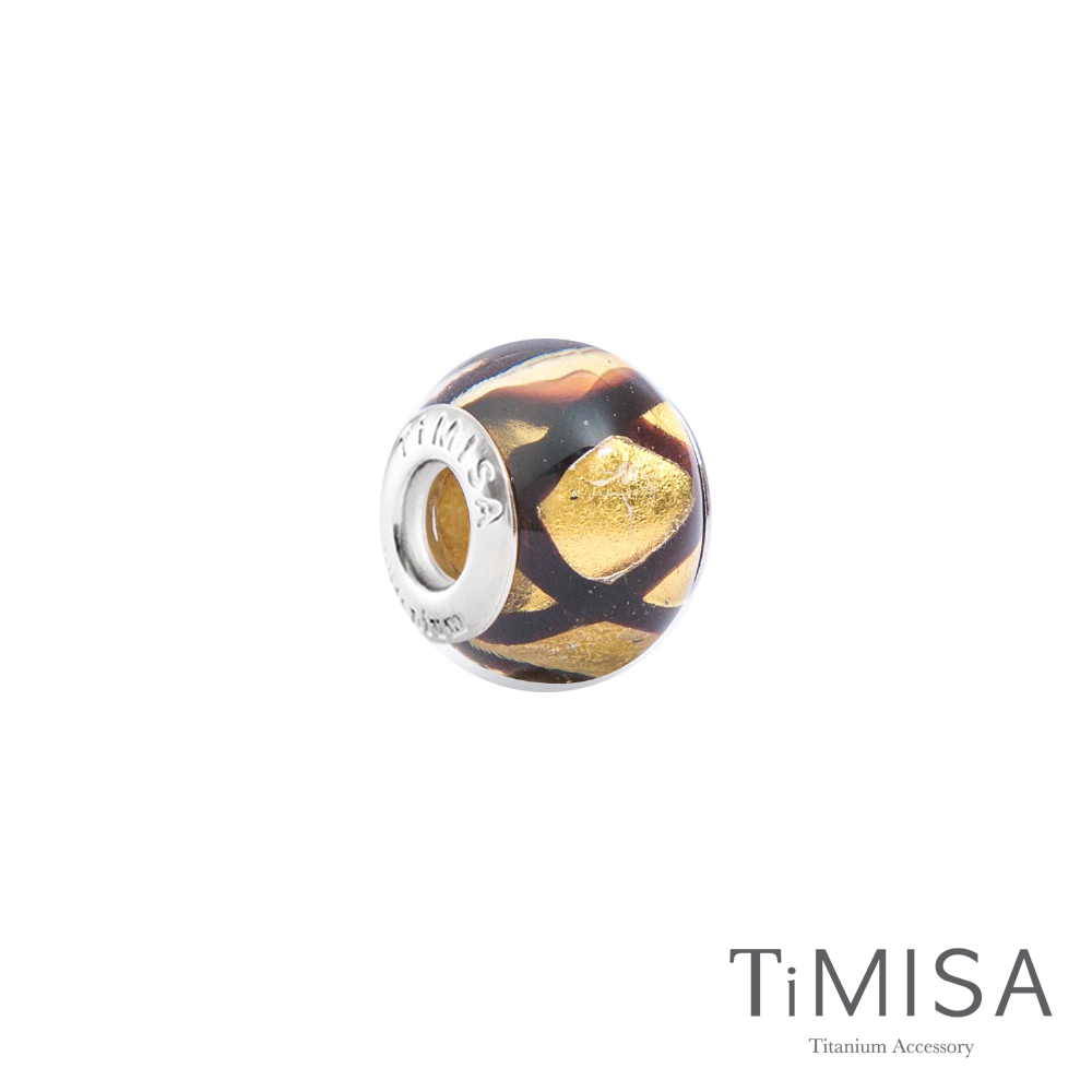 TiMISA 神秘金(11mm)純鈦琉璃 墜飾串珠