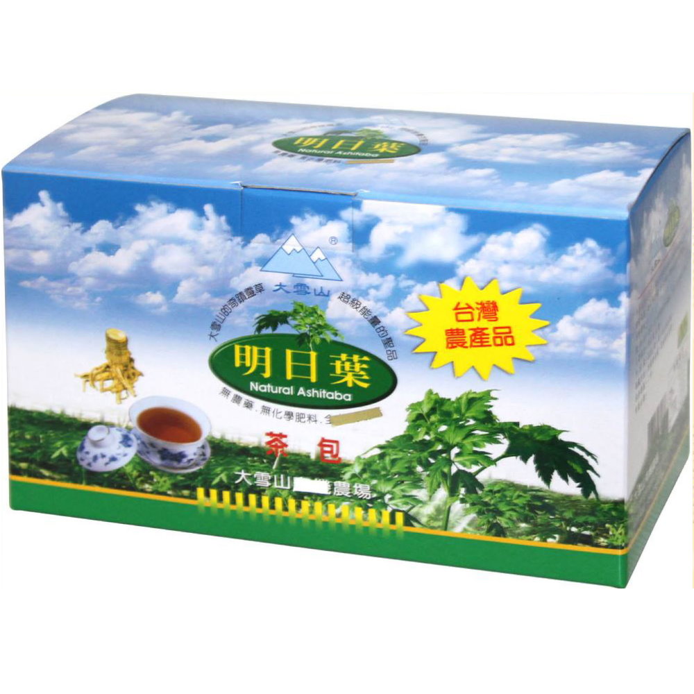 大雪山農場 明日葉茶包/精裝包(30包x4盒)