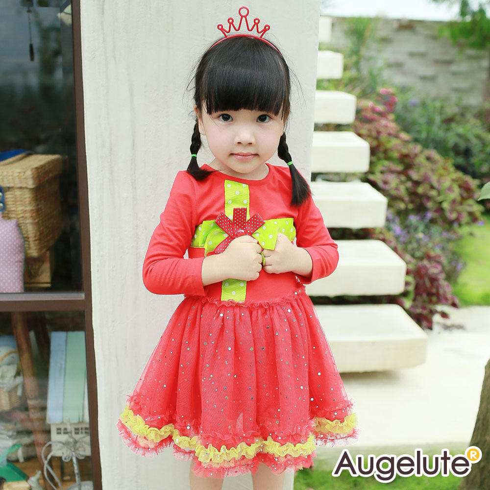 baby童衣 洋裝 立體緞帶禮物造型紗裙47072