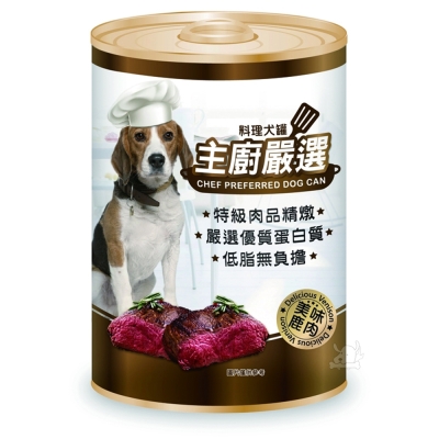 FUSO Pets 主廚嚴選 料理犬罐-美味鹿肉-400g X 24罐