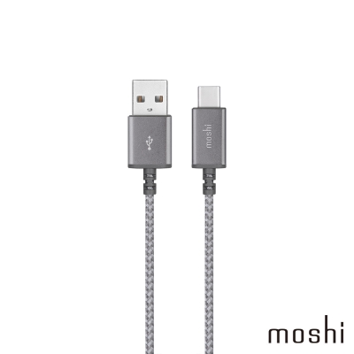 Moshi Integra 強韌系列USB-C to USB-A 耐用充電/傳輸編織線