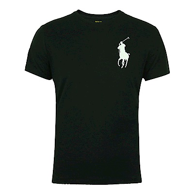 Polo Rlaph Lauren 經典刺繡大馬短袖素面T恤-黑色