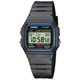 CASIO 運動小子電子錶(F-91W-1A)-黑x藍框 product thumbnail 1