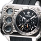 Timberland HT3 特種部隊多功能腕錶-黑x黑錶帶/56mm product thumbnail 1