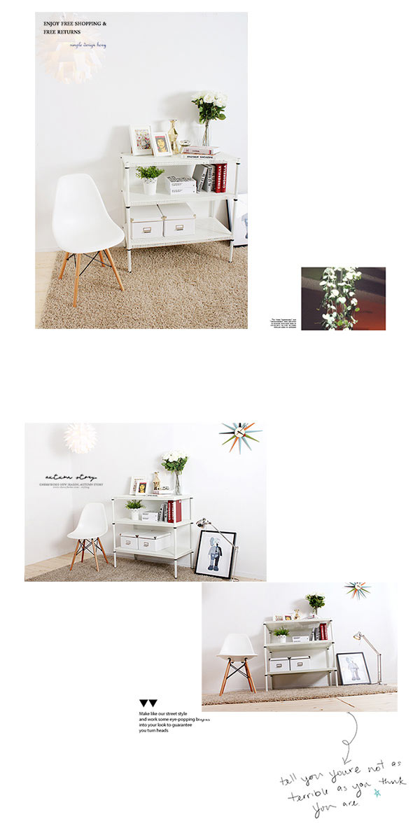 GALAXY 平面三層貨架916091(超荷重250kg)