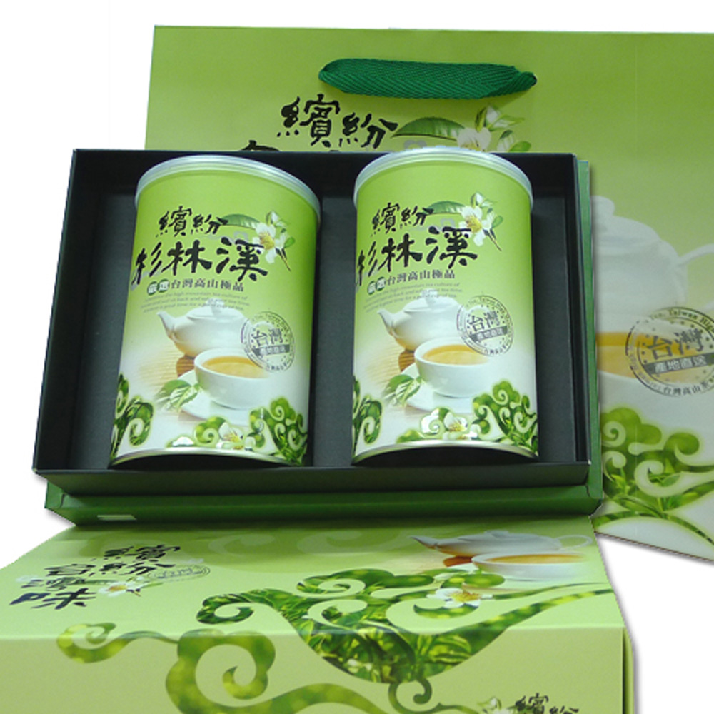 《新造茗茶》杉林溪極品手採高山茶葉禮盒(150gx2罐)