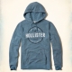 *最低價*<零碼出清> Hollister HCO 長袖 帽T 藍色 0171 product thumbnail 1