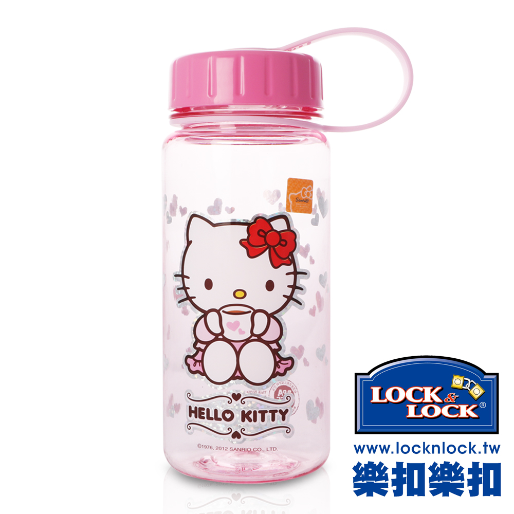 樂扣樂扣 HELLO KITTY 隨行PP冷水壺 400ML-貴族午茶