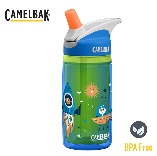 《CAMELBAK》兒童吸管雙層隔溫運動水瓶 太空探險 400ml