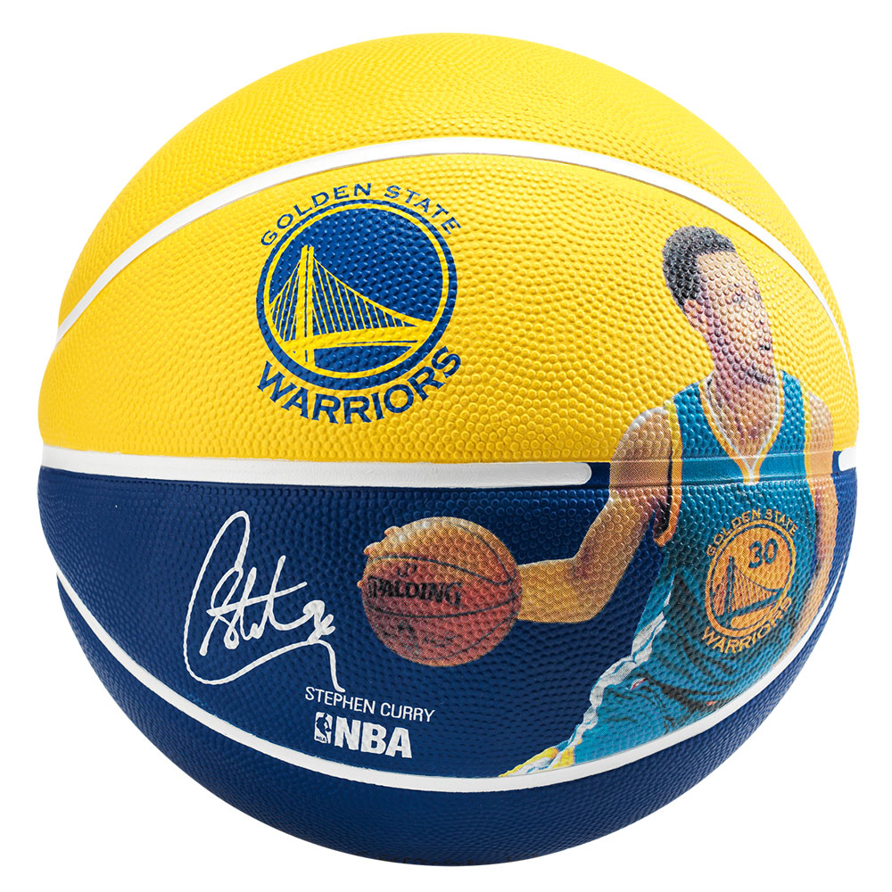 SPALDING 斯伯丁 NBA 球員球 勇士 柯瑞 Curry 籃球 7號