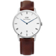 DW Daniel Wellington Dapper學院風真皮手錶-白x咖啡/34mm product thumbnail 1