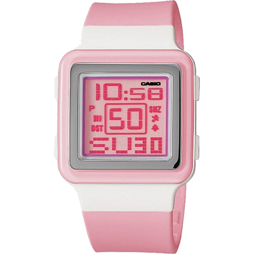 CASIO Poptone 棉花糖彩衣錶(LDF-20-4A)-粉紅