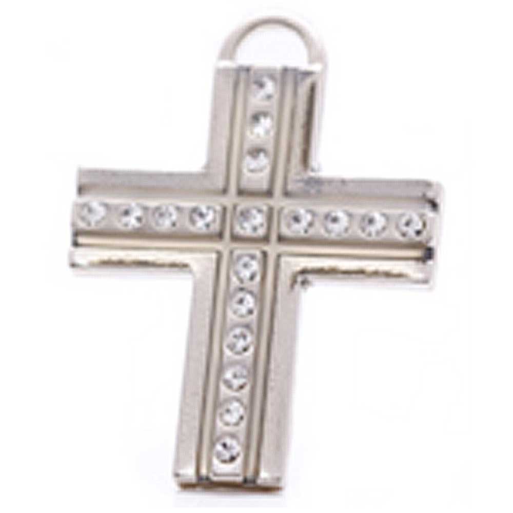 澳洲品牌Hamish McBeth - BlingBling水晶吊牌、銀色十字架