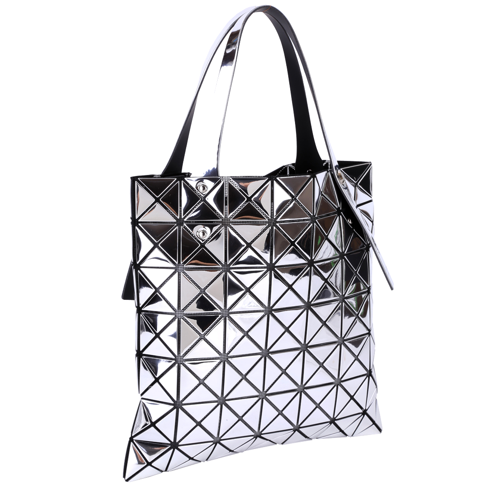 三宅一生BAO BAO ISSEY MIYAKE PLATINUM 鏡面托特包(7x7) | 手提包 