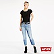 Levis 女款 牛仔褲 高腰 Wedgie 合身直筒 排扣 product thumbnail 2