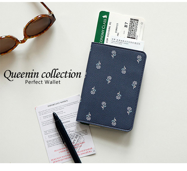 DF Queenin - 旅行的意義文青風護照夾-共4色