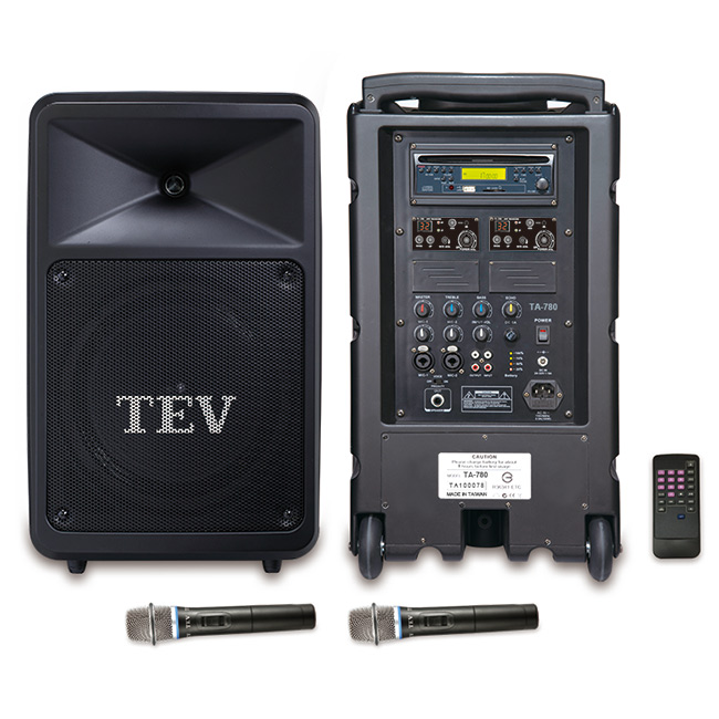 TEV CD/USB/SD雙頻無線擴音機 TA780C-2