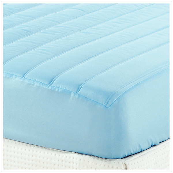 【精靈工廠】3M防潑水粉彩床包式保潔墊-海洋藍(單人)
