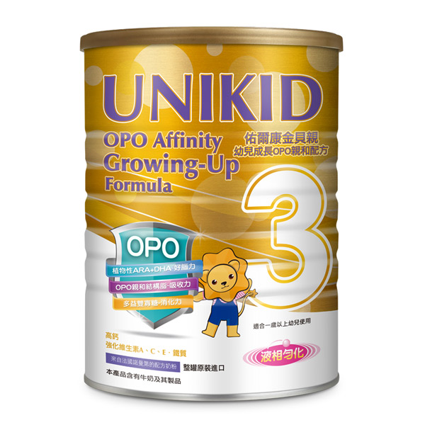 UNIKID 佑爾康金貝親 幼兒成長OPO親和配方900g(12入)送2罐