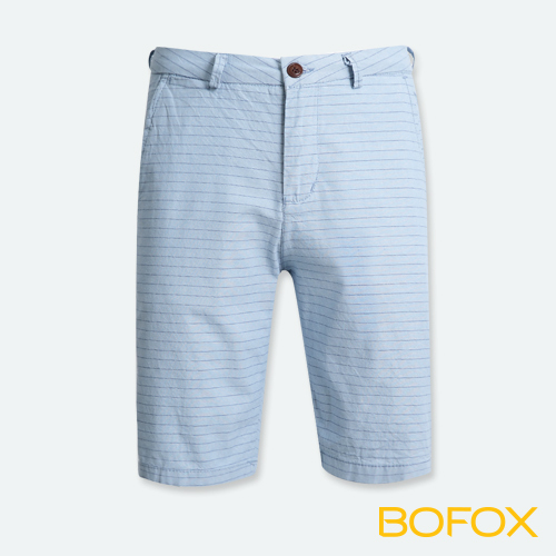 BOFOX 海軍風休閒短褲-淺藍