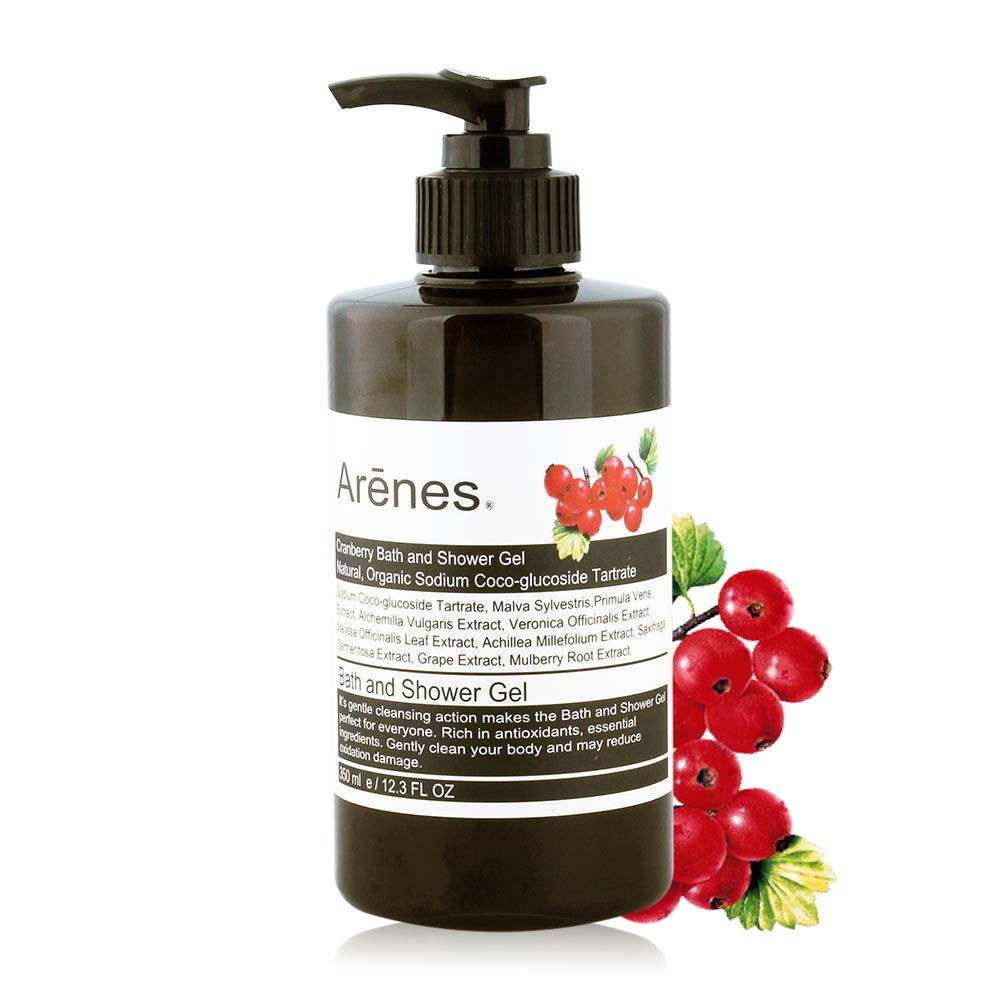 Arenes 蔓越莓香氛植萃沐浴露350ml