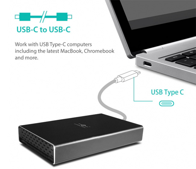凡達克傳輸精靈 2.5吋 USB3.1 Type-C硬碟外接盒