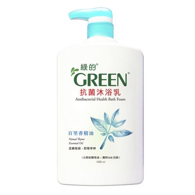 綠的GREEN 抗菌沐浴乳-百里香精油1000ml