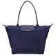 LONGCHAMP Le pliage Neo 長把尼龍摺疊水餃包(深藍色) product thumbnail 1