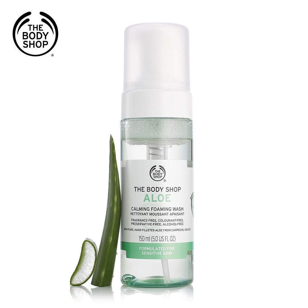 The Body Shop 蘆薈舒緩潔面慕絲-150ML