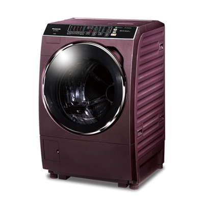 Panasonic國際牌 15公斤 洗脫烘 變頻 滾筒洗衣機 NA-V168DDH 晶燦紫