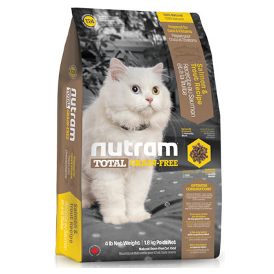 Nutram紐頓 T24無穀貓 鮭魚配方 貓糧 1.8公斤 x 1包