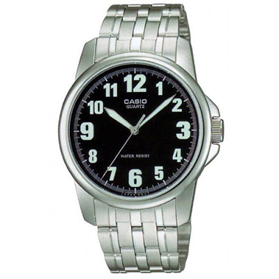 CASIO 都會城市新風範指針錶(MTP-1216A-1B)-黑/38mm