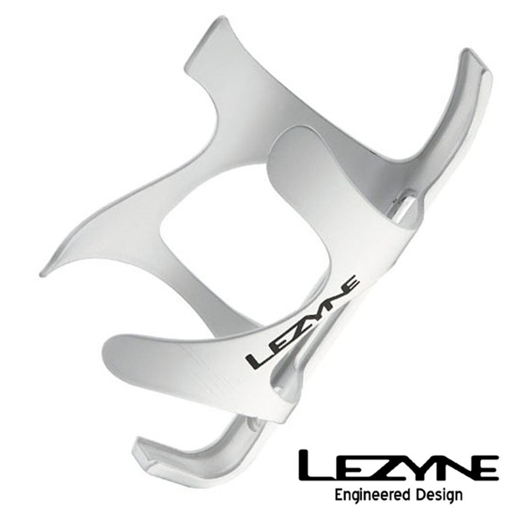 LEZYNE CNC CAGE輕量化鋁合金水壺架(白)