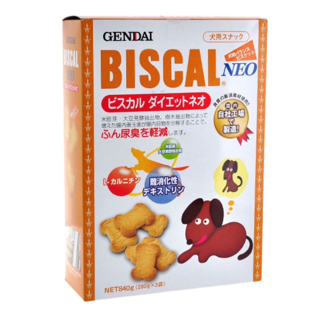 日本BISCAL必吃客 健康身形管理配方消臭餅乾 840g