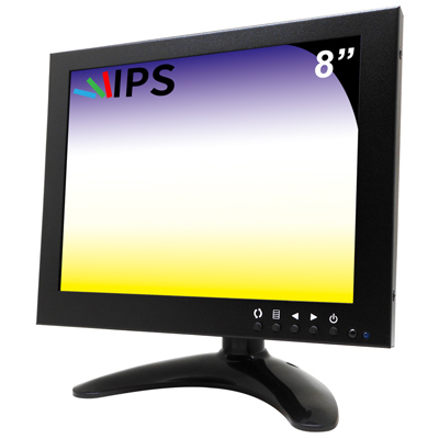 奇巧 8吋IPS LED液晶螢幕顯示器(AV、BNC、VGA、HDMI)