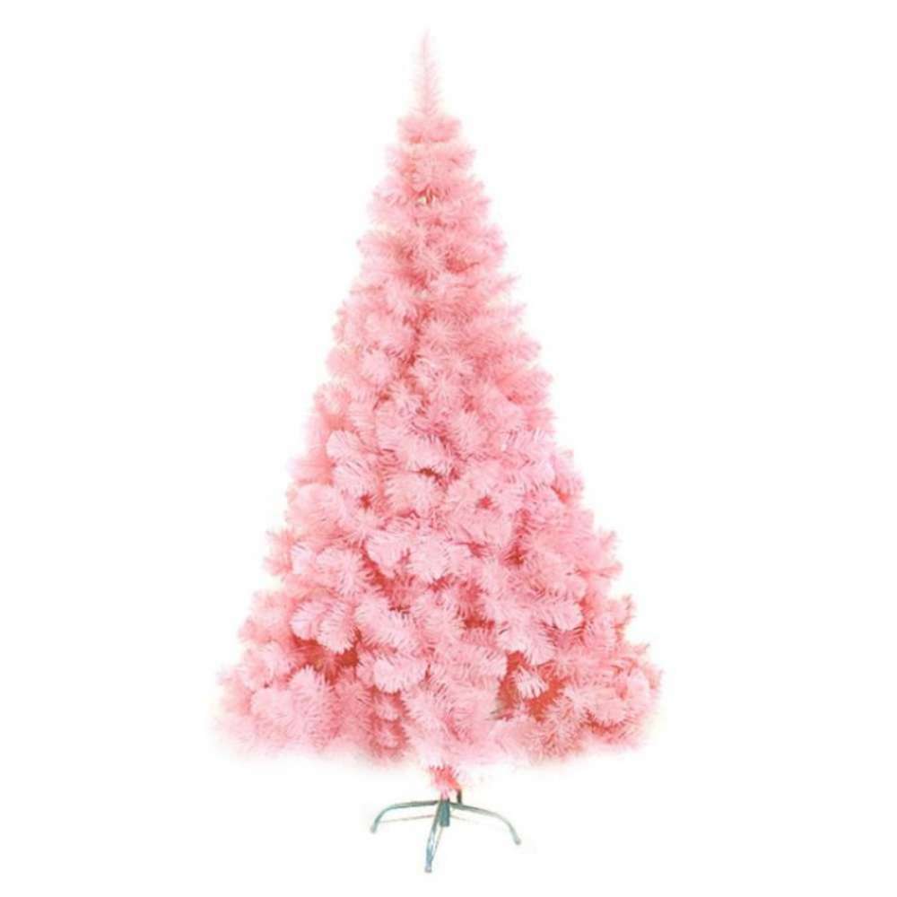 摩達客 台製豪華型6尺(180cm)夢幻粉紅色聖誕樹 裸樹(不含飾品不含燈)