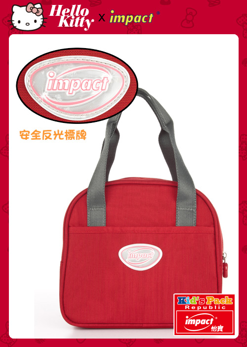 IMPACT X HELLO KITTY-聯名輕量午餐袋紅IMKT104RD