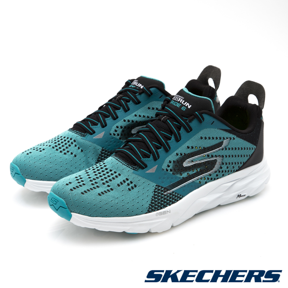 SKECHERS (男) 跑步系列GORun Ride 6 - 54117TLBK