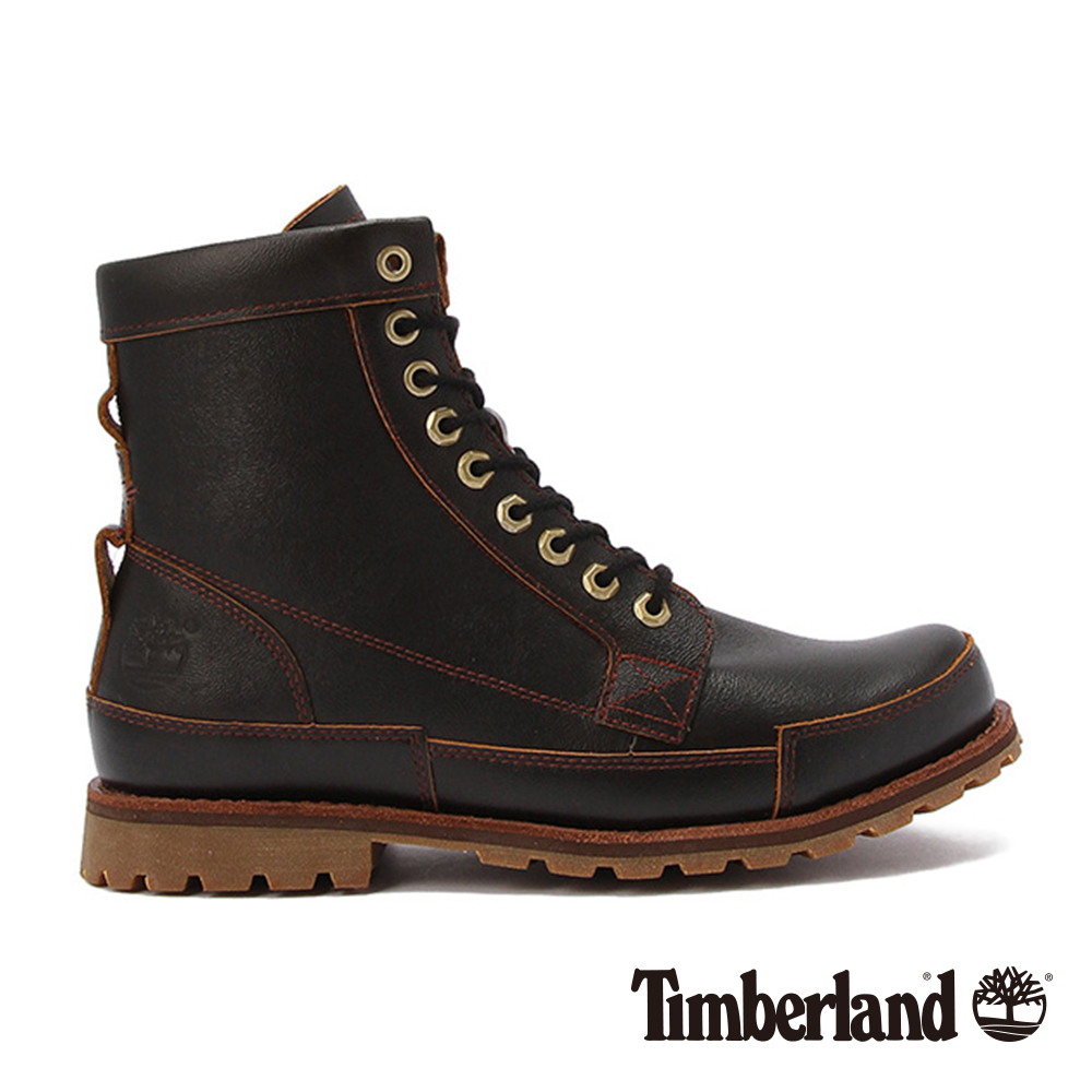 Timberland 男款深咖啡地球守護者經典6吋靴