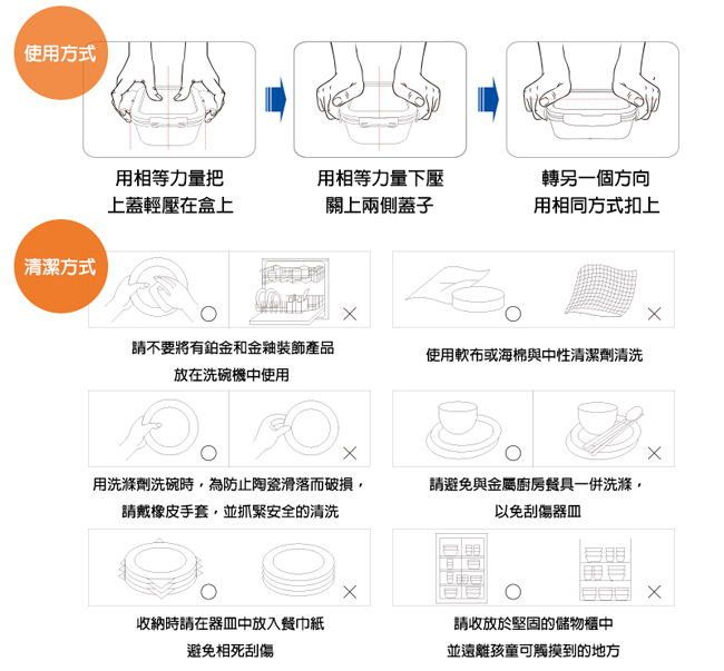 Zen Cook祕密花園微波盒 方 470ml