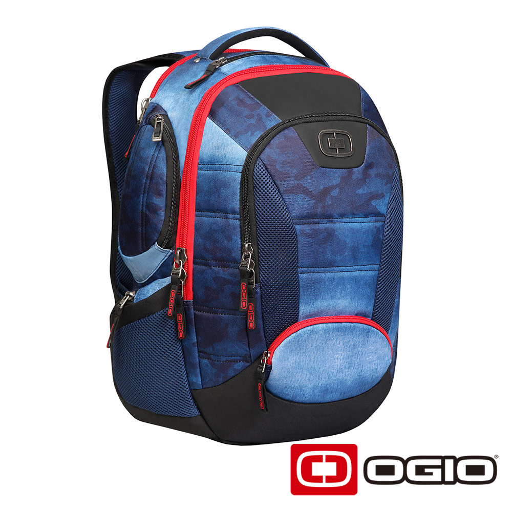 OGIO BANDIT II 17 吋甲蟲電腦後背包-極光藍