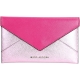 MARC JACOBS Saffiano Envelope 拼色防刮皮革信封造型皮夾(桃) product thumbnail 1