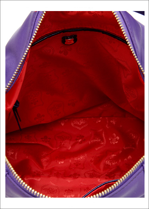 義大利BGilio - 時尚造型NAPPA牛皮包-紫色1082.002-10