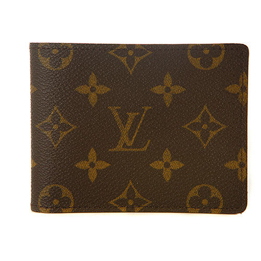 LV M60895 經典Monogram印花摺疊短夾