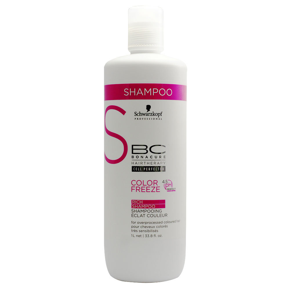 Schwarzkopf施華蔻 BC凝色PH4.5晶燦鎖色滋養洗髮露(凝色亮色)1000ml