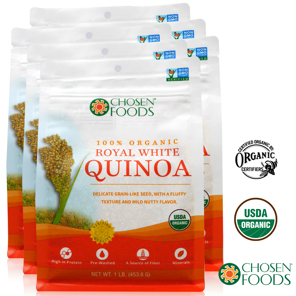 Chosen Foods 有機白藜麥QUINOA (453.6公克*6)