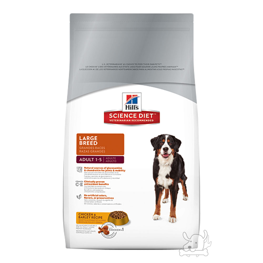 美國希爾思 大型成犬 成犬飼料15公斤 1包