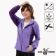 【遊遍天下】女版吸濕排汗透氣抗UV連帽外套GJ10010紫色 product thumbnail 1